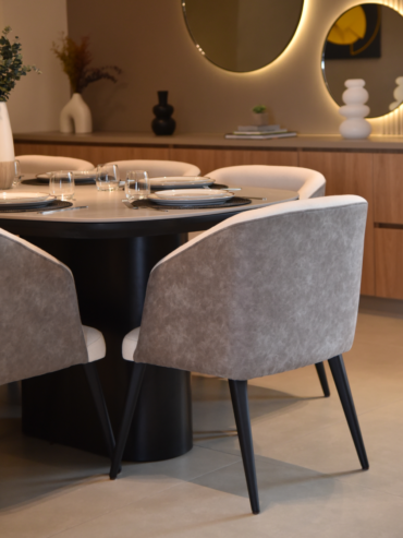 Comedor Grey <br> Piedra sinterizada